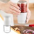 thumbnail image 1 of Nkmbld Moistureproof Spice Shakers Pepper Grinder Manual, Perfect for Travel, Table, RV, BBQ,Camping and To-Go, White, 1 of 6