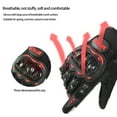 thumbnail image 1 of Nkmbld Motorcycle Gloves for Men/Women, Touchscreen Dirt Bike Gloves, Anti-Slip for Motorbike, Riding, Racing, Cycling, Dirt Bike, Red, 1 of 8