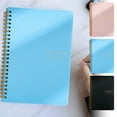 thumbnail image 1 of Nkmbld Notebooks for Work Weekly Planner with Lines for Diary Notes and Daily Planning Solid Hardcover Self Filling Schedule A5 Coil Notebook, Blue, 1 of 8