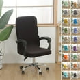 thumbnail image 1 of Nkmbld Office Chair Covers Set Computer Universal Protective Stretchable Chair Seat Covers Desk Armrest Slipcovers Pads Office Cushion Backrest for Rotating, 1 of 9