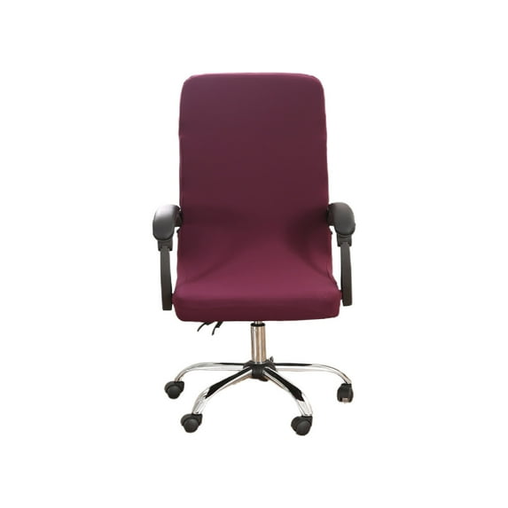Nkmbld Office Chair Covers, Solid Color High Elastic Chair Cover Soft and Comfortable Chair Seat Cover Slipcover for Universal Rotating Chair