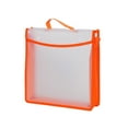 thumbnail image 1 of Nkmbld Office File Folders, Thickened Office File Folder Organizer Large Capacity Exam Paper Storage Bag with Handle, Orange, 1 of 8