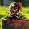 thumbnail image 1 of Nkmbld Outdoor Garden Statues White Wolf Bohemian Style Acrylic Garden Pile Suitable for Courtyard Decoration Ground Insertion, 1 of 6
