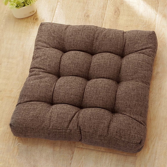 Nkmbld Outdoor Patio Chair Cushions Set, High Density Foam Comfortable Tatami Mats Futon Seat Cushions for Couch, Sofa and Patio Furniture, Brown