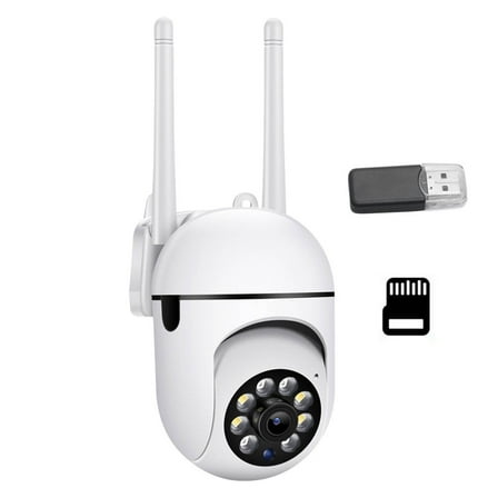 Nkmbld Outdoor Security Cameras, 2.4GHz WiFi Cameras for Home Security, 1080P Dome Surveillance Cameras with Motion Detection, Multicolor