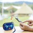 thumbnail image 1 of Nkmbld Outdoor Stereo Speakers Portable Bluetooth Speaker Wireless Not Allowing Water to Through with Color LED Luminous Speaker Outdoor Radio, Blue, 1 of 9