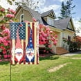 thumbnail image 1 of Nkmbld Patriotic Garden Flag, Independence Day Banner Double Sided Linen Garden Flag for Outdoor Lawn Patio Decoration, 12x18 Inch, 1 of 8