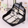 thumbnail image 1 of Nkmbld Pencil Pouch Large Capacity Pencil Case with Zipper, Multiple Pockets, Portable Pencil Case Pouch Organizer, Multi-Layer Aesthetics Makeup Bag, 1 of 8