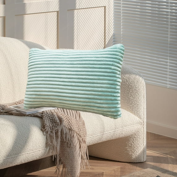 Nkmbld Pillow Cases Standard Size Drawstring Flannel Pillow Cover Back Cushion Super Soft High Quality Brushed Microfiber Pillowcase, Standard/Queen