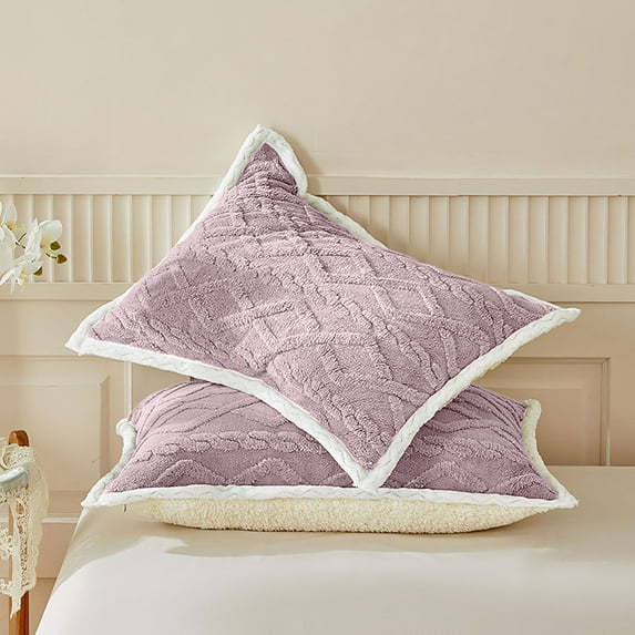 Nkmbld Pillowcase Warm and Comfortable Sleep Pillowcase for Adult and Double 7 Colors Optional