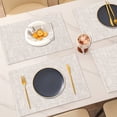 thumbnail image 1 of Nkmbld Place Mats Durable Farmhouse Table Mats Party Kitchen Dining Decoration, Heat Resistant Non-Slip Placemats for Dining Table, 1 of 8