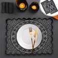 thumbnail image 1 of Nkmbld Place Mats for Dining Tables, Lace Placemats Heat Resistant Washable Table Mats for Kitchen Dining Party Natural Table Decor, 1 of 7