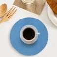 thumbnail image 1 of Nkmbld Placemats Set of 3, Woven Placemats Non-Slip Stain Resistant Kitchen Table Placemats, Reusable Table Mats for Kitchen Dining Party Decorations, 1 of 8
