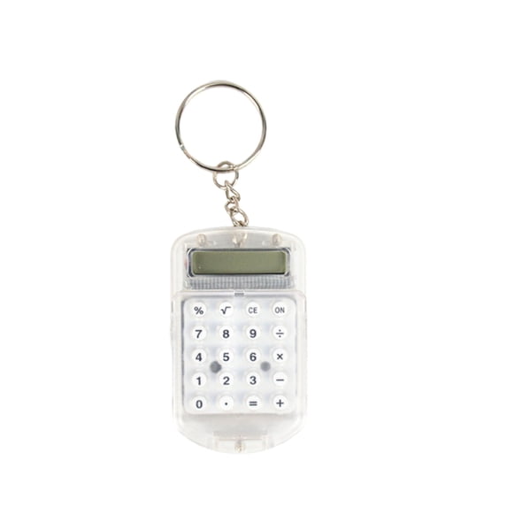 Nkmbld Pocket Calculator Key Ring Tiny Small Portable Mini Electronic Calculator for Home Basic Calculators Office Accessories