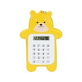 thumbnail image 1 of Nkmbld Pocket Size Calculator Cute Bear Calculator, 8-Digit LCD Display, Auto Power Off, Small Calculator Standard Function Electronics, Yellow, 1 of 8