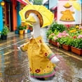 thumbnail image 1 of Nkmbld Porch Goose Clothes, Cute Goose Decor for 23" Lawn Statue, Big White Gooses Raincoat Sculpture Decoration for Lawn Yard and Patio, 1 of 8