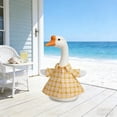 thumbnail image 1 of Nkmbld Porch Goose Clothes, Spring Summer Goose Decor for Cement Plastic Goose Statue Decor, Lawn Porch Goose Clothing for Patio Yard Decor, 1 of 8