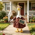 thumbnail image 1 of Nkmbld Porch Goose Decor Spring Summer Lawn Porch Goose Clothes for 23" Cement Plastic Statue Patio Yard Garden Lawn Outdoor Decoration, 1 of 8