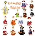 thumbnail image 1 of Nkmbld Porch Goose Decor, Cute Goose Clothes for 23" Lawn Statue, Hawaii Big White Gooses Sculpture Decoration for Garden Lawn Yard and Patio, 1 of 9