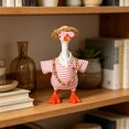 thumbnail image 1 of Nkmbld Porch Goose Decor, Cute Gooses Clothes for Outdoor Patio Yard Lawn Decoration, Goose Clothes for Cement Plastic Goose Statue, 1 of 8