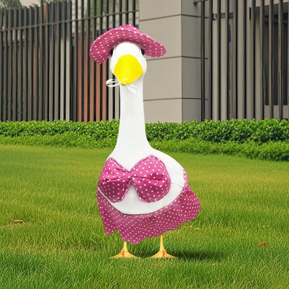 Nkmbld Porch Goose Outfits Cute and Fun Porch Goose Clothes Fit Summer Cool Clothing Decorative Clothing Hawaiian Bikinis Set Home Decoration