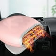 thumbnail image 1 of Nkmbld Portable Car Heaters for Vehicle, Portable Defrosting and Defogging Heater, 360° Rotatable Defogger for Car Windshield for Car, RV, SUV, Pink, 1 of 1
