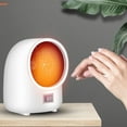 thumbnail image 1 of Nkmbld Portable Electric Space Heater with Thermostat, Mini Space Heater Fan Portable Home Office Indoor Use Ceramic Heating Overheat Protection US Plug, White, 1 of 8