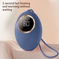 thumbnail image 1 of Nkmbld Portable Hand Warmers, Intelligent Digital Display Control Hand Warmer Three Temperature Adjustment Portable Heater for Men Women, Blue, 1 of 8