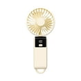 thumbnail image 1 of Nkmbld Portable Handheld Fan, Folding Desktop Fan Usb Charging Portable Handheld Fan with LED Digital Display Hanging Necks Fan for Outdoor Activities, 1 of 7