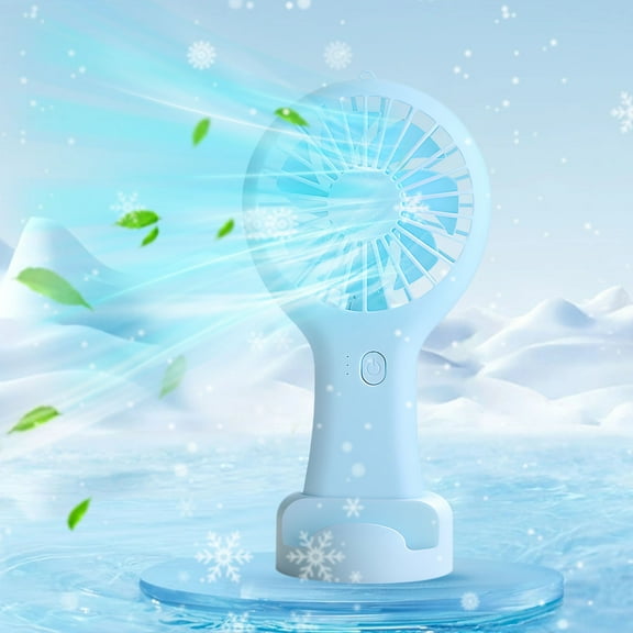 Nkmbld Portable Handheld Mini Fan Handheld Fan Portable Handheld Fan Desktop Student Handheld Fan USB Charging Mini Fan