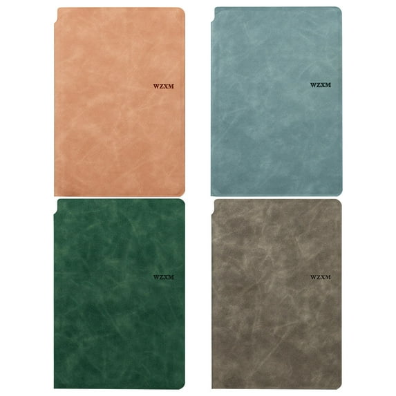 Nkmbld Portable Journal Notebooks A5 Whiteboard Notebook Easy to Wipe and Write Leather Notepad for Work, Travel, Bible, and Meeting, Blue