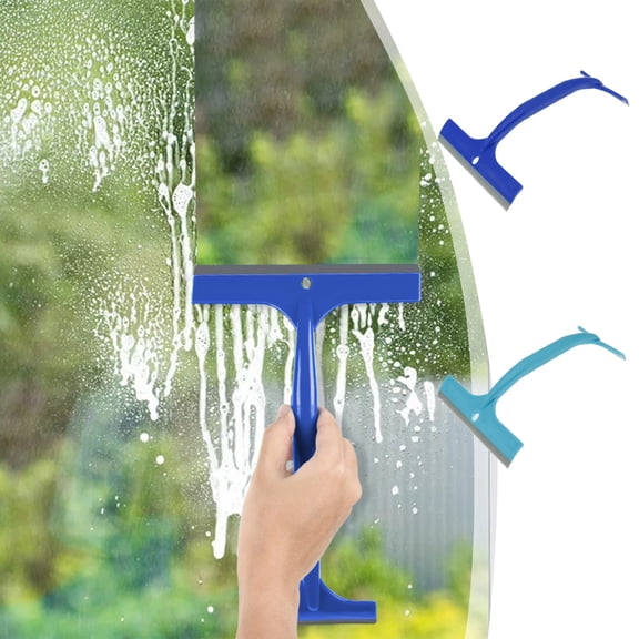 Nkmbld Portable Snow Shovel for Car, Multifunctional Deicing and Defrosting Tool for Car Snow Scraper Winter Window Snow Cleaner Household Wiper Tool, Blue