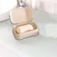 thumbnail image 1 of Nkmbld Portable Travel Soap Box, Leakproof Soap Container with Lid, Shatterproof Travel Soap Holder for Bathroom, Gym, Camping, Vacation, White, 1 of 7