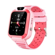 Nkmbld Portable Wristwatches Intelligent Watch with High-Definition Touchscreen and Camera for Video Calls 4G Card Pluggable Phone Watch Accurate Positioning, Pink