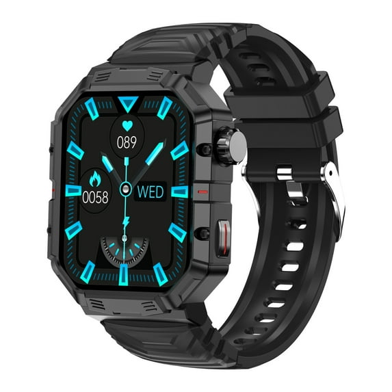 Nkmbld Portable Wristwatches TFT Display Bluetooth Watch Outdoor Sport Watch Fitness 220mAh Battery Wristband for Android IOS Phones Bracelet, Multicolor
