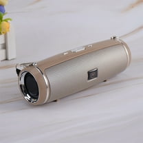 Nkmbld Powered Subwoofer Wireless Bluetooth Speaker Mobile Phone Card Mini Audio Outdoor Portable Bluetooth Small Speaker, Graduation Gift, Gold