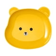 thumbnail image 1 of Nkmbld Reusable Lightweight Teddy Bear Dessert Plate Durable Household Dining Table Spit Bones Plates Suitable for Restaurant Kitchen and Camping, Yellow, 1 of 7