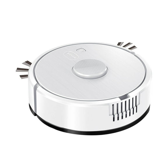 Nkmbld Robot Sweeper with Low Noise Operation Intelligent Sweeping Robot Household Charging Cleaning Machine Mopping Machine, White