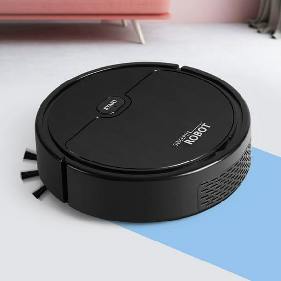 Nkmbld Robot Vacuum Cleaner Household Cleaning and Sweeping Machine Intelligent Sweeping Robot Sweeping and Dragging Integrated, Black