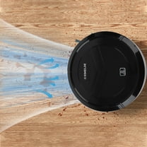 Nkmbld Robot Vacuum with Low Noise Operation Mini Sweeping Robot Home Suction Mop 3-in-1 Sweeping Robot for All Floors, Pet Hair, Black