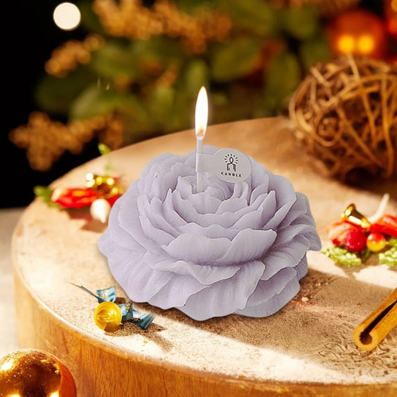 Nkmbld Scented Candles for Women, Aromatherapy Candle DIY Hand Gift Peony Flower Gift Christmas Birthday Valentine's Day Gift Romantic Set Decorative Ornaments