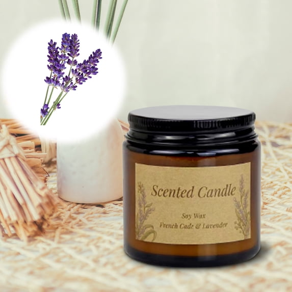 Nkmbld Scented Candles for Men, Soy Wax Scented Candle Glass Ornaments Gift Box Set Aromatherapy Candle Cup for Bedroom Bathroom Decor Party Supplies