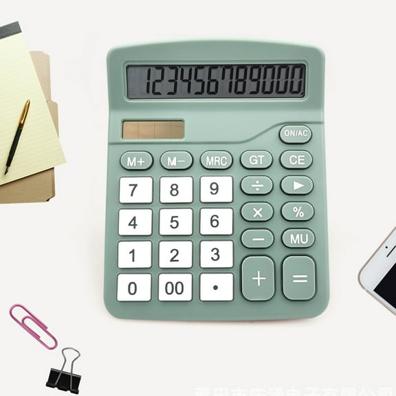 Nkmbld Scientific Calculators Desktop Calculators with 12 Digit Large LCD Display, Office Calculator with Big Buttons for Business, Accounting and Home Use
