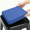 thumbnail image 1 of Nkmbld Seat Cushions for Office Chairs, Linen Dining Chair Pad Square High-Density Sponge Comfortable Chair Cushions for Kitchen, Blue, 1 of 8