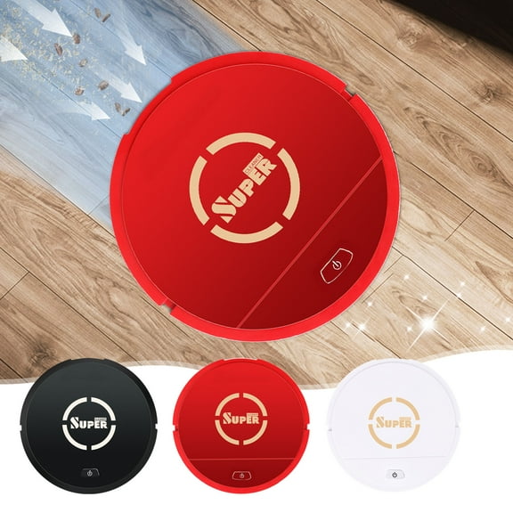 Nkmbld Self-Charging Robotic Vacuum Scanning Suction and Mopping Cleaning Machine Induction Intelligent Sweeping Robot, Black