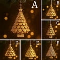thumbnail image 1 of Nkmbld Shining Gold Coin Christmas Tree Ornament 3D Stacked Gold Wealth Tree Decor with Rhinestone Base for Xmas Holiday Festival Blessing Gift, 1 of 7