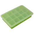 thumbnail image 1 of Nkmbld Silicone Ice Mold Tray Ice Maker 15-Cube Ice Tray Ice Storage Container Tray with Lid, BPA-Free, 1 of 7