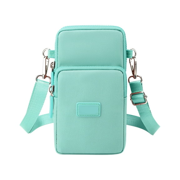 Nkmbld Small Sling Bag for Women, Crossbody Backpack with Headphone Hole Strap Hiking Backpack Multipurpose Crossbody Chest Bag, Green