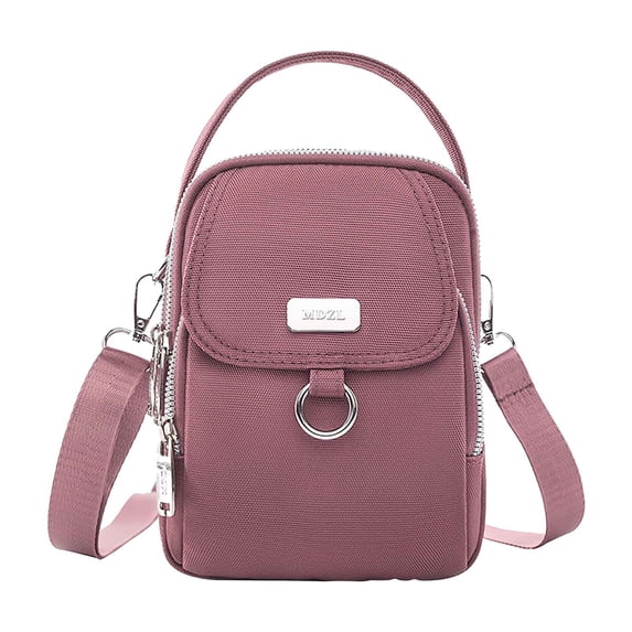 Nkmbld Small Sling Bag for Women, Waterproof Women Crossbody Bag, Multi Compartment Sling Bag Women Messenger Bag for Travel Sport Running Hiking