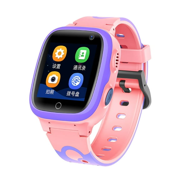 Nkmbld Smart Watch Intelligent Positioning Watch Photo High-Definition Screen and Exceptional Extended Battery Life Telephone Watch, Pink